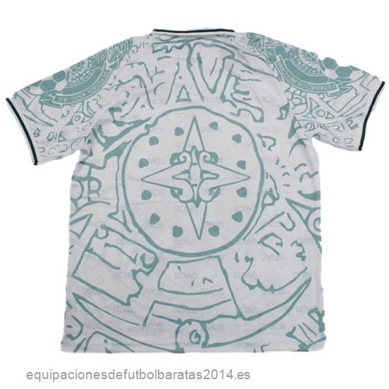 Nuevo 2ª Camiseta Mexico Retro 1999 Blanco Baratas